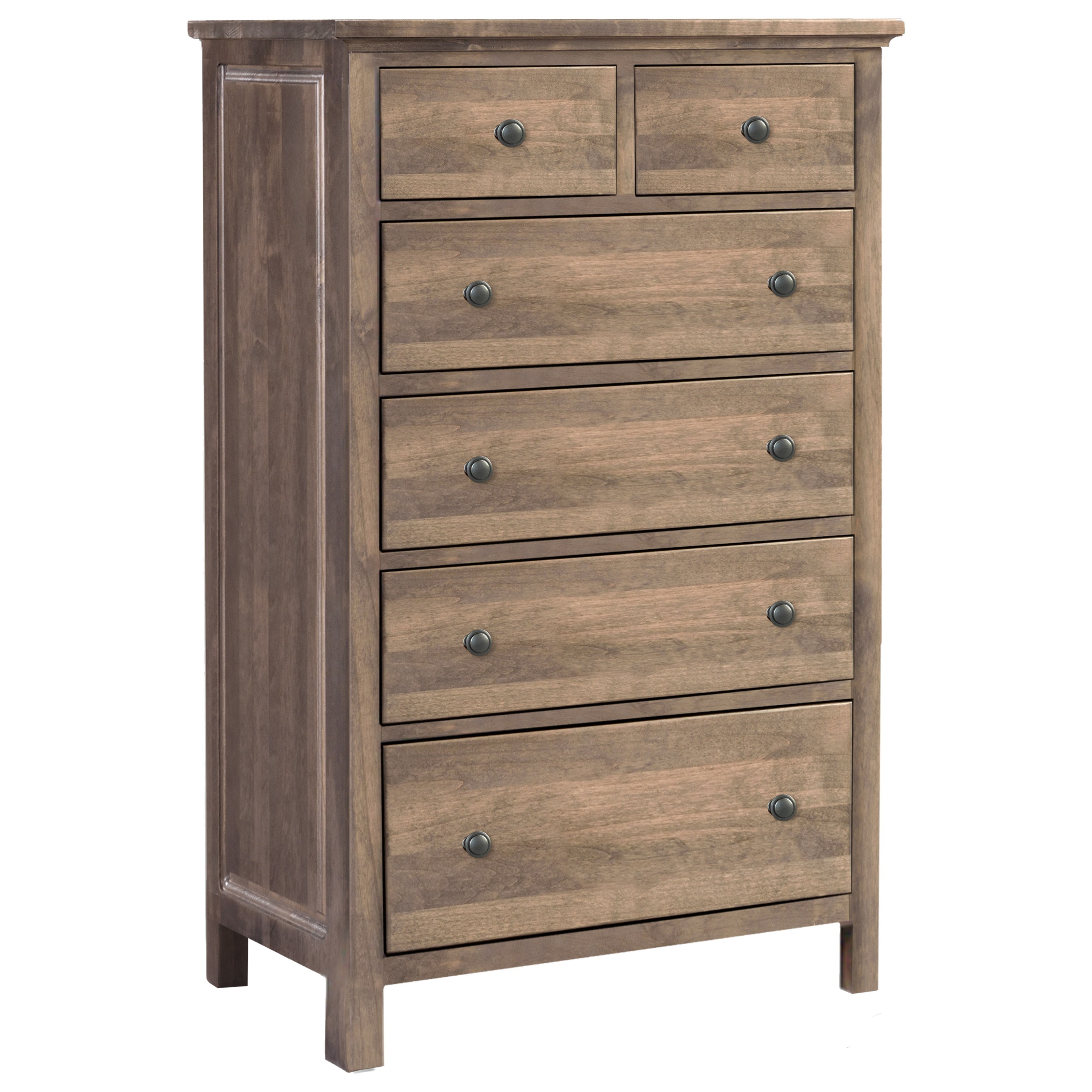 Archbold Furniture Heritage 6 Drawer Chest with Bottom Blanket Drawer